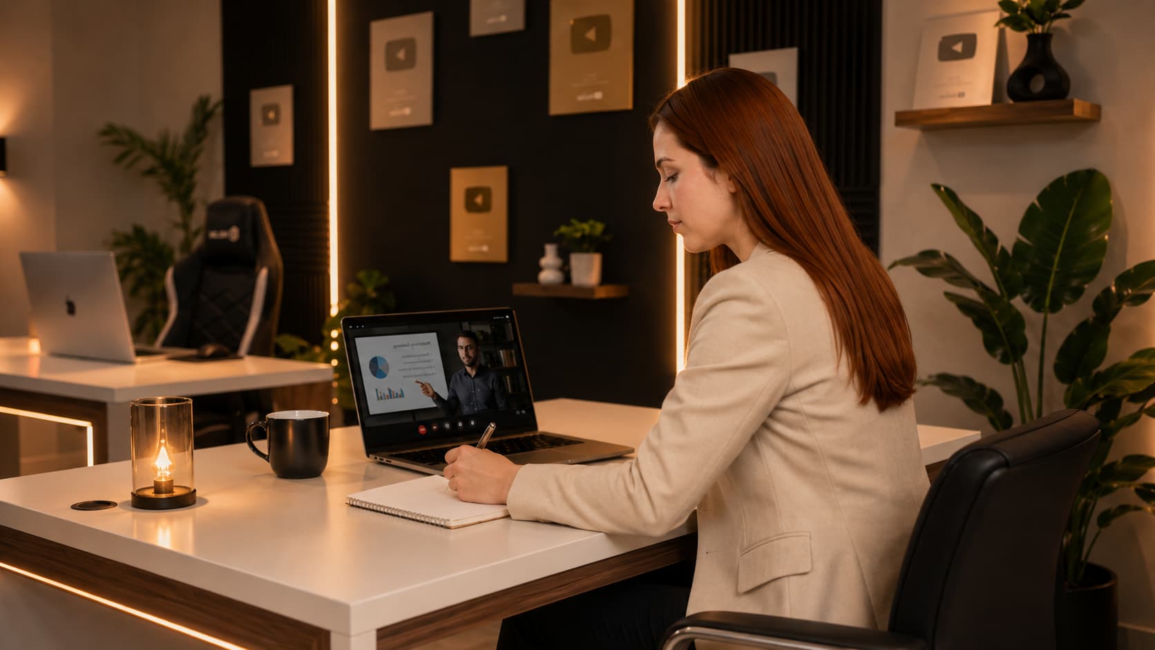 Equipo de Mindtú trabajando en contenido