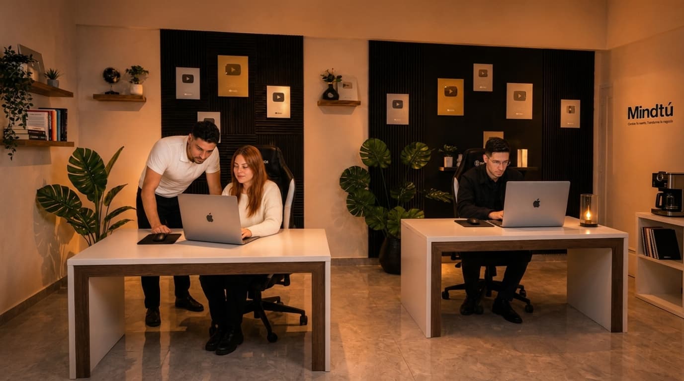 Equipo de Mindtú trabajando